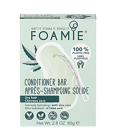 Foamie Aloe You Vera Much - Твердый кондиционер для сухих волос 80 г
